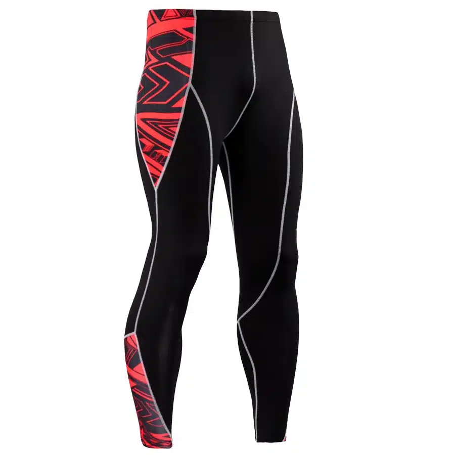 2017 New Fashion Mens Compression Pants 3D Print Quick Dry Skinny Leggings Tights Fitness MMA Pants Stitching Tousers 21