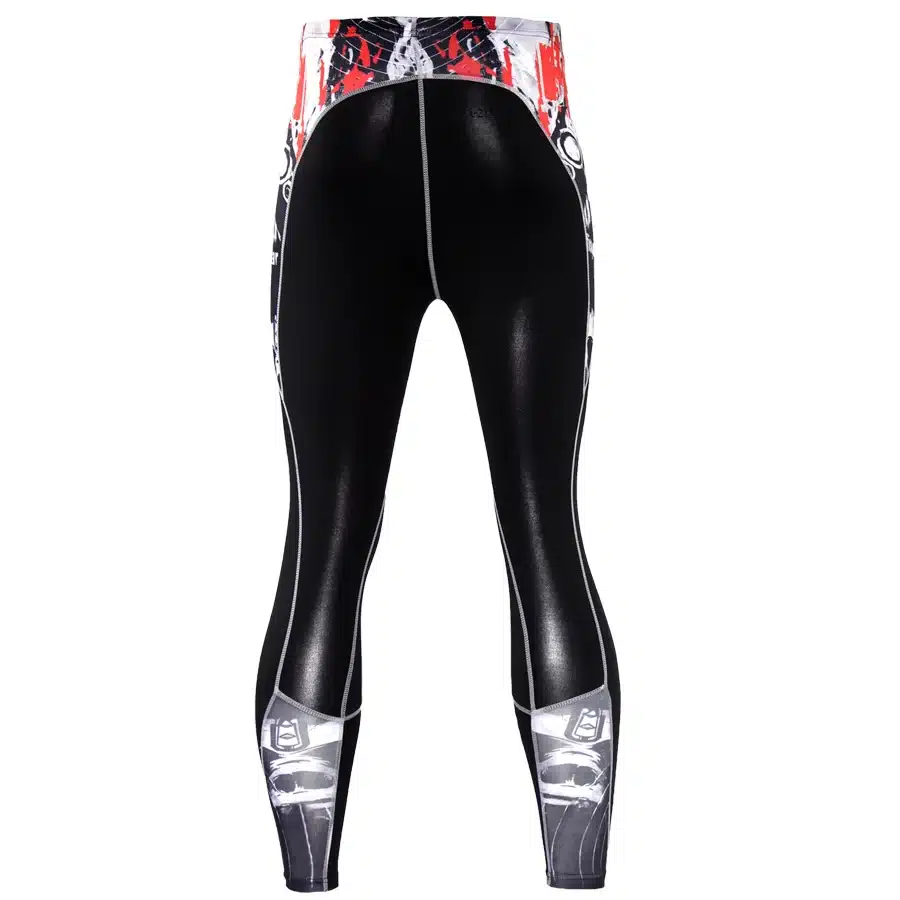 2017 New Fashion Mens Compression Pants 3D Print Quick Dry Skinny Leggings Tights Fitness MMA Pants Stitching Tousers 27