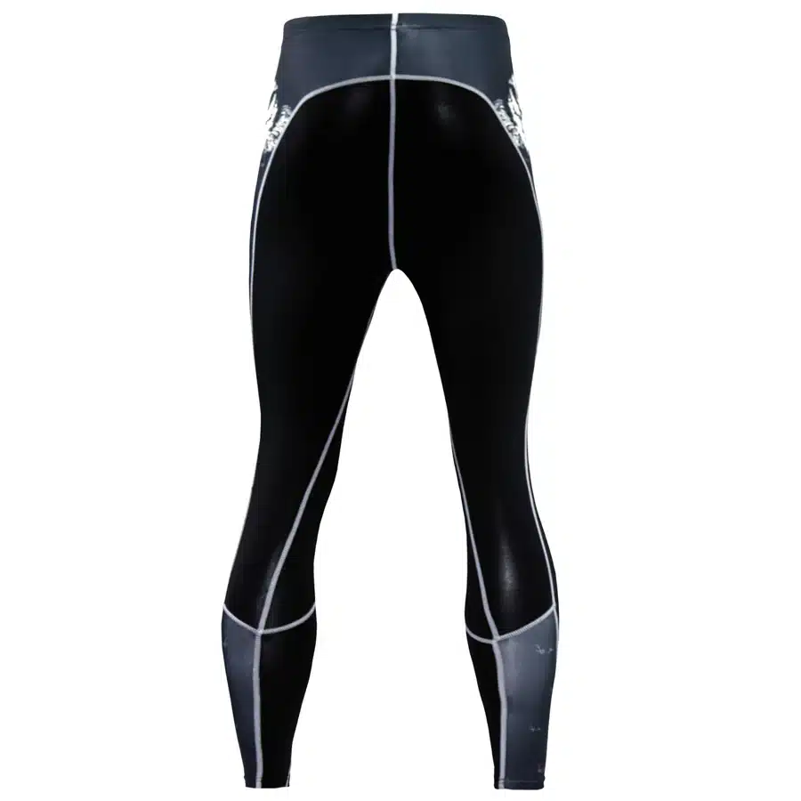 2017 New Fashion Mens Compression Pants 3D Print Quick Dry Skinny Leggings Tights Fitness MMA Pants Stitching Tousers 32