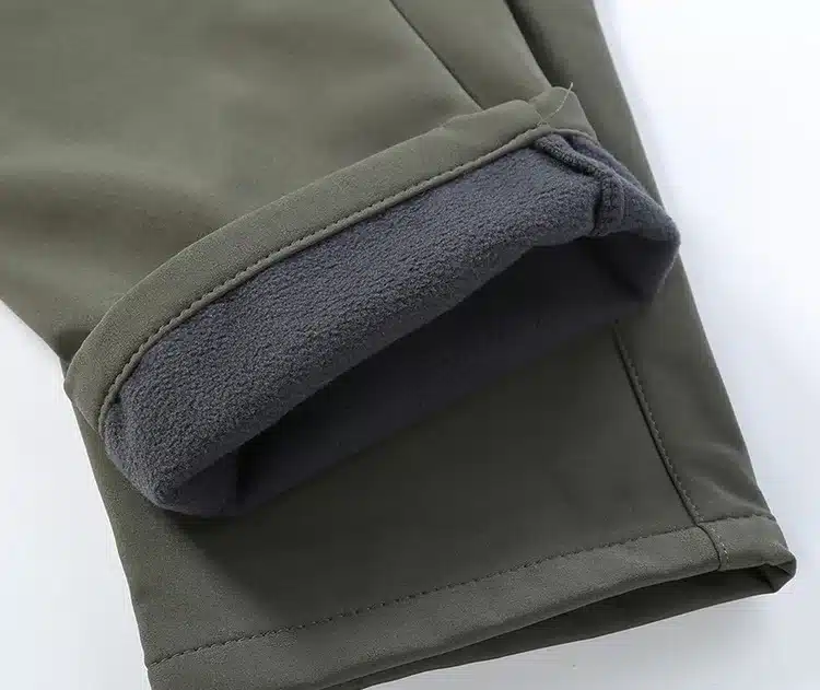 LOMAIYI Stretch Waterproof Casual Pants Men Winter Warm Fleece Shark Skin Trousers Male Black Sweatpants Men's Work Pants,AM054 13
