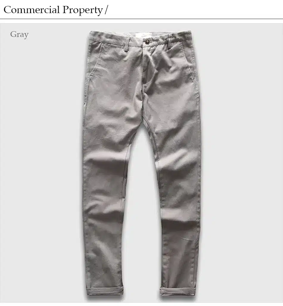 Zecmos Slim Straight Men Casual Pants Man Autumn Winter New Fashion Plus Size Pocket Trousers 20
