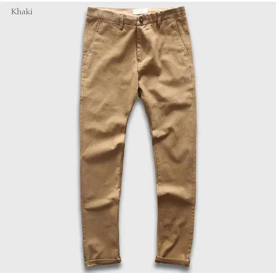 Zecmos Slim Straight Men Casual Pants Man Autumn Winter New Fashion Plus Size Pocket Trousers 21