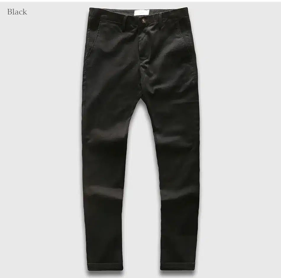 Zecmos Slim Straight Men Casual Pants Man Autumn Winter New Fashion Plus Size Pocket Trousers 23