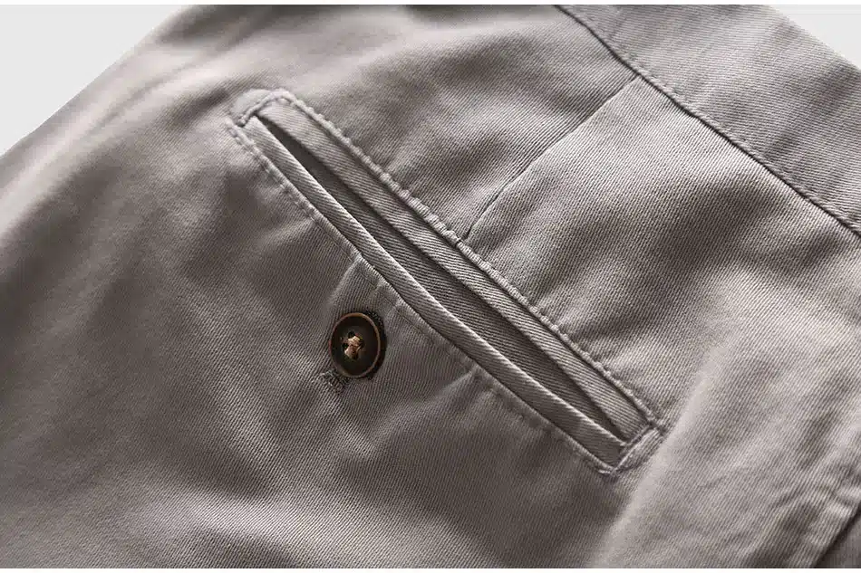 Zecmos Slim Straight Men Casual Pants Man Autumn Winter New Fashion Plus Size Pocket Trousers 30
