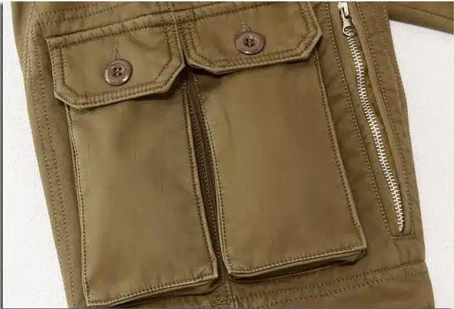 29-40 Plus size Men Cargo Pants Winter Thick Warm Pants Full Length Multi Pocket Casual Military Baggy Tactical Trousers 17