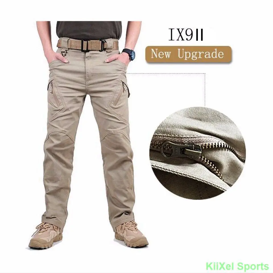 2017 IX9 II Men Militar Tactical Pants Combat Trousers SWAT Army Military Pants Mens Cargo Outdoors Pants Casual Cotton Trousers 9