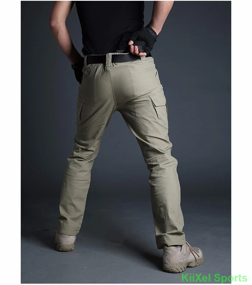 2017 IX9 II Men Militar Tactical Pants Combat Trousers SWAT Army Military Pants Mens Cargo Outdoors Pants Casual Cotton Trousers 28