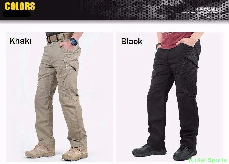 2017 IX9 II Men Militar Tactical Pants Combat Trousers SWAT Army Military Pants Mens Cargo Outdoors Pants Casual Cotton Trousers 33