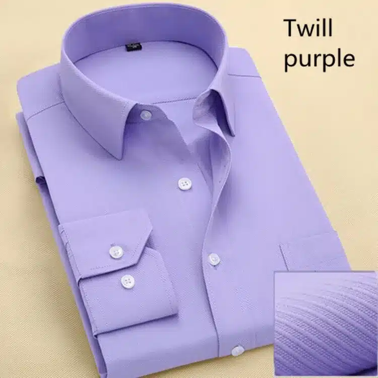 Long Sleeve Slim Men Dress Shirt 2018 Brand New Fashion Designer High Quality Solid Male Clothing Fit Business Shirts 4XL YN045 18