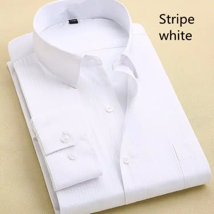 Long Sleeve Slim Men Dress Shirt 2018 Brand New Fashion Designer High Quality Solid Male Clothing Fit Business Shirts 4XL YN045 27