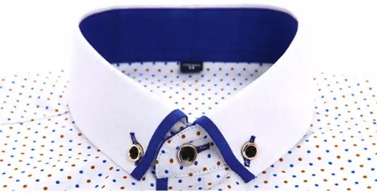 2017 Men Fashion Casual Long Sleeved Printed shirt Slim Fit Male Social Business Dress Shirt Brand Men Clothing Soft Comfortable 6