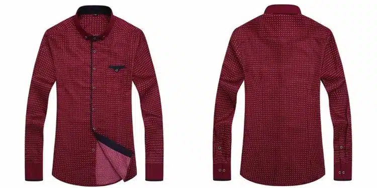 2017 Men Fashion Casual Long Sleeved Printed shirt Slim Fit Male Social Business Dress Shirt Brand Men Clothing Soft Comfortable 23