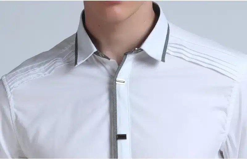 Top Quality Mwxsd brand mens casual long Sleeve 100% Cotton Shirts Men Rock Shirt Slim Fit solid Male dress shirt 18