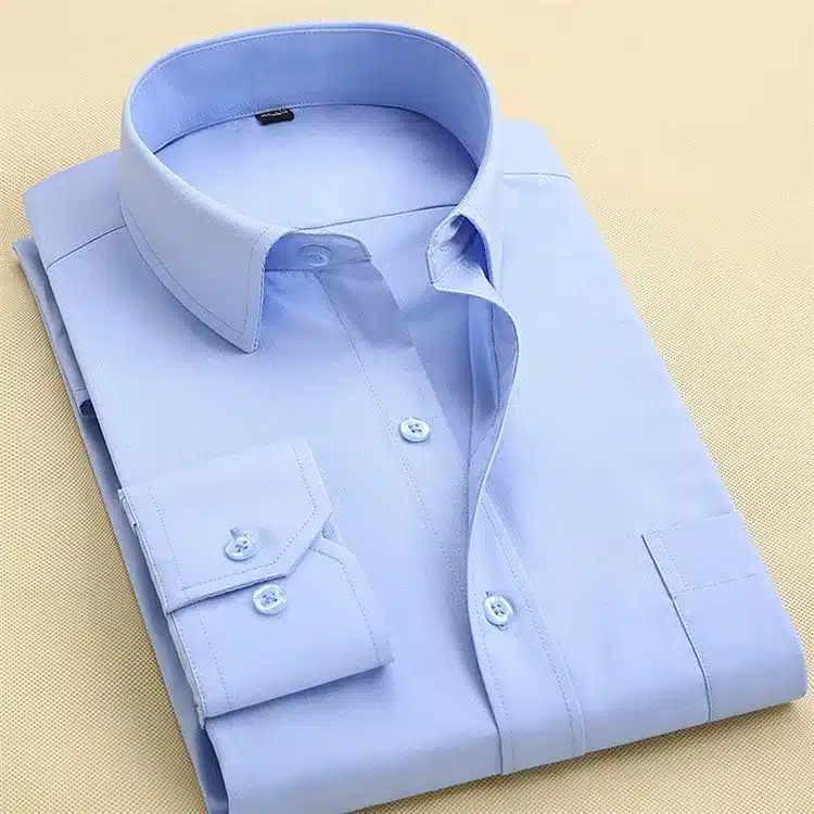 Long Sleeve Slim Men Dress Shirt 2017 Autumn New Fashion Designer High Quality Solid Male Clothing Fit Business Shirts 4XL M431 22