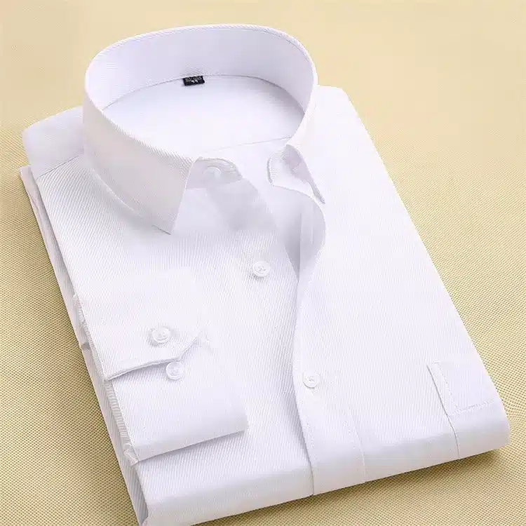Long Sleeve Slim Men Dress Shirt 2017 Autumn New Fashion Designer High Quality Solid Male Clothing Fit Business Shirts 4XL M431 24