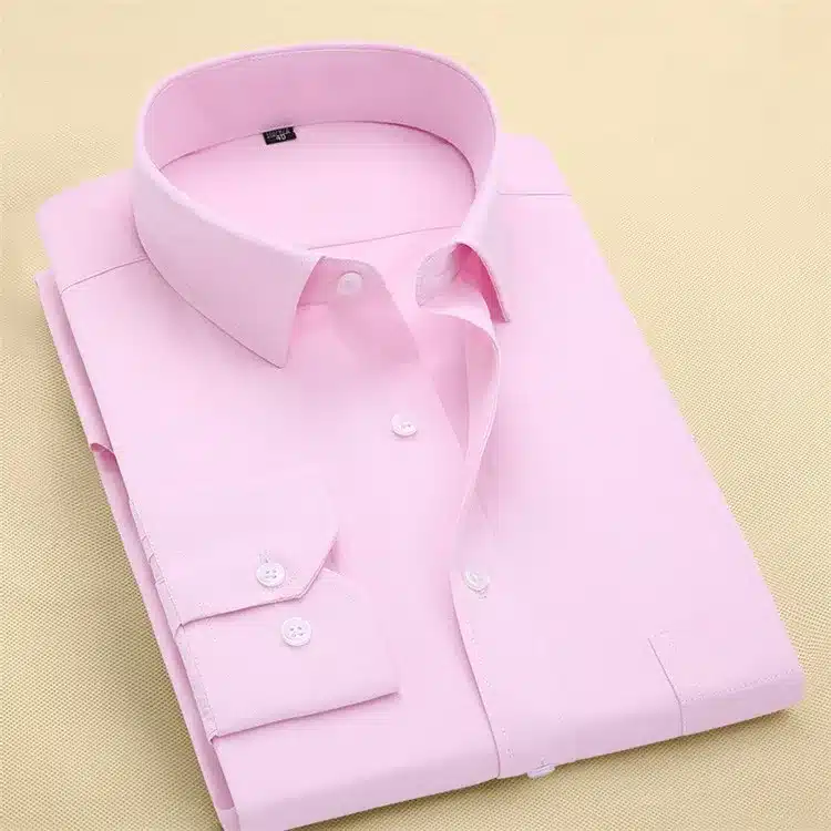 Long Sleeve Slim Men Dress Shirt 2017 Autumn New Fashion Designer High Quality Solid Male Clothing Fit Business Shirts 4XL M431 30