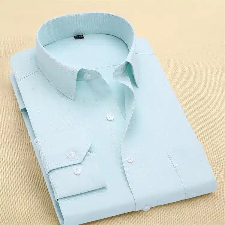 Long Sleeve Slim Men Dress Shirt 2017 Autumn New Fashion Designer High Quality Solid Male Clothing Fit Business Shirts 4XL M431 31