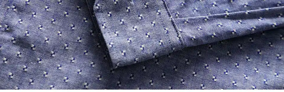 Dot Shirt Men Oxford Dress Casual Shirt Male Cotton Linen Long Sleeve Social Business Slim Fit 31