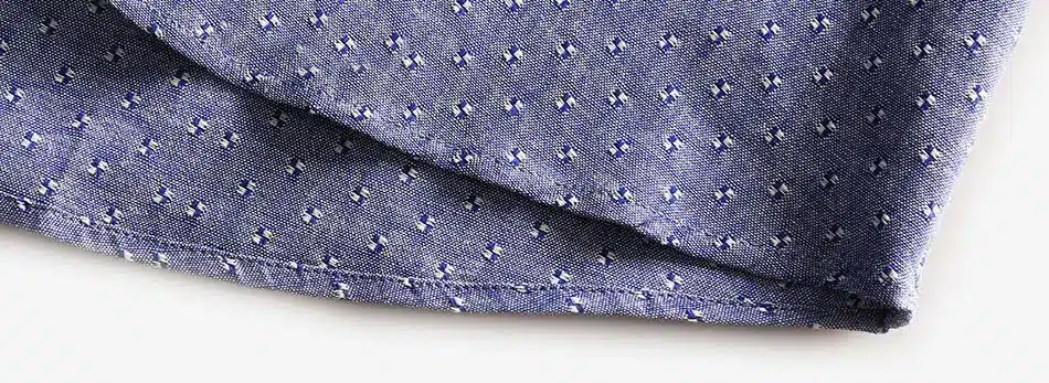 Dot Shirt Men Oxford Dress Casual Shirt Male Cotton Linen Long Sleeve Social Business Slim Fit 33