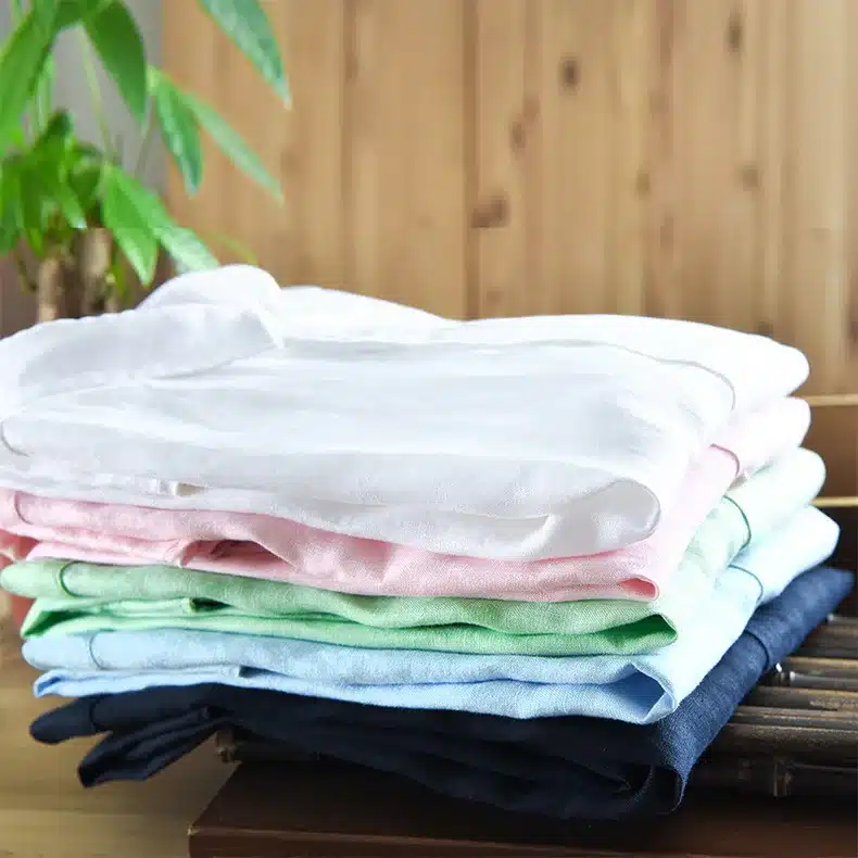 Men's 100% pure linen long-sleeved shirt men brand clothing men shirt S-3XL 5 colors solid white shirts men camisa shirts mens 6