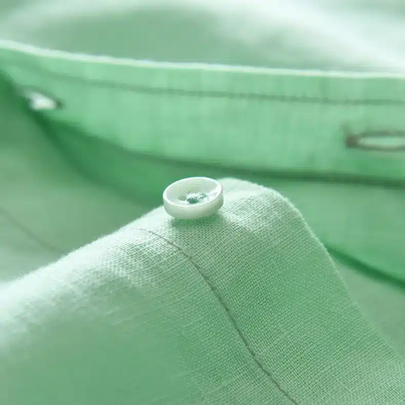 Men's 100% pure linen long-sleeved shirt men brand clothing men shirt S-3XL 5 colors solid white shirts men camisa shirts mens 24