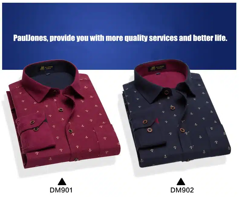 PaulJones DM90x 2017 Plus size 11XL New Model Fancy Print Men Shirts Big Size Male Blouse Men's Casual 100% Cotton Asian Clothes 3