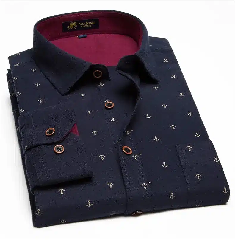 PaulJones DM90x 2017 Plus size 11XL New Model Fancy Print Men Shirts Big Size Male Blouse Men's Casual 100% Cotton Asian Clothes 10