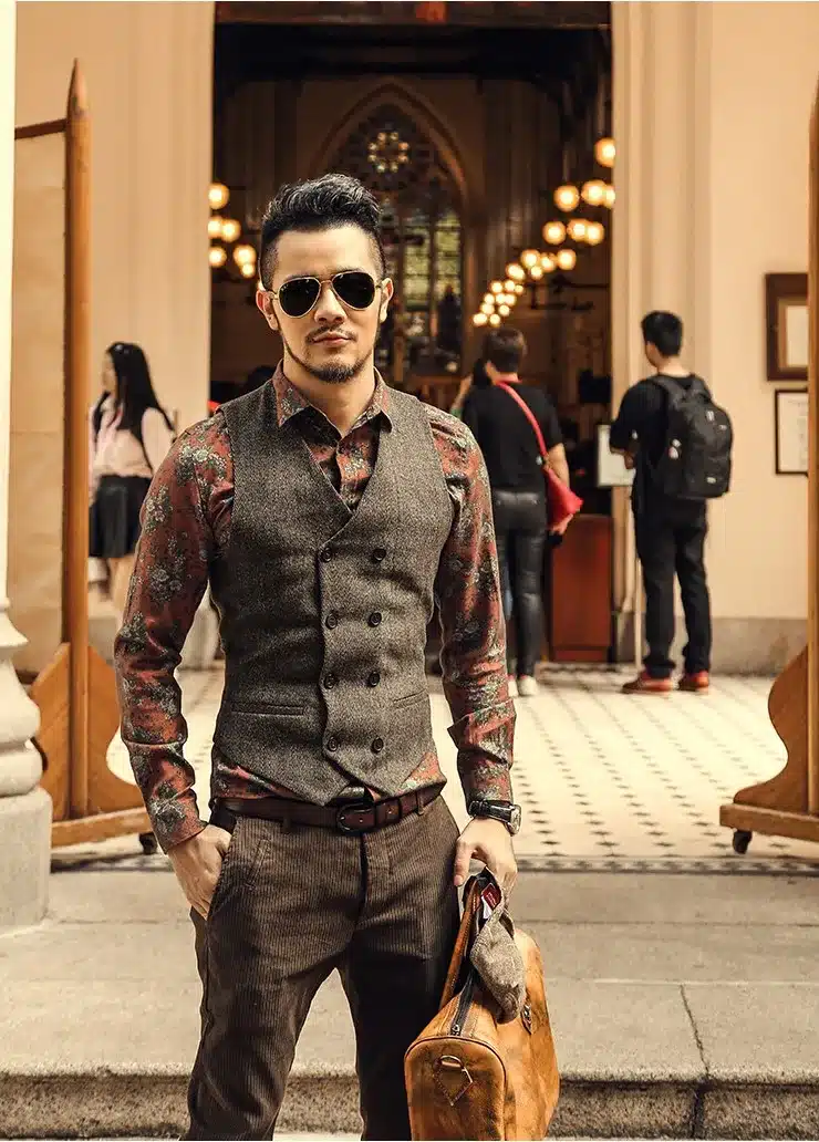 Men shirt Floral printing long sleeve shirts men clothes flowers printed shirts vintage Linen Casual Men Shirt 2016 new Spring 40
