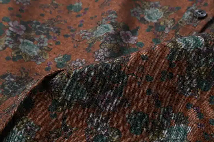 Men shirt Floral printing long sleeve shirts men clothes flowers printed shirts vintage Linen Casual Men Shirt 2016 new Spring 62