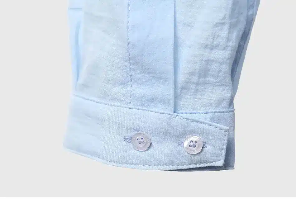 Ultrathin See Through Shirts Men Summer Solid Plain Mandarin Chinese Half Collar Cotton Long Sleeve Society Classic Grandad 31