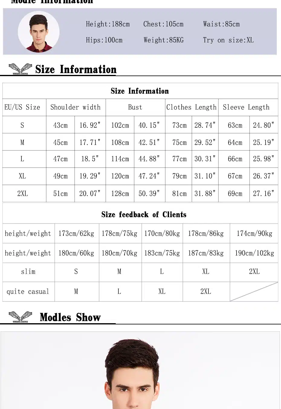 VISADA JAUNA European Size Men's Shirt Fashion Men's Shirts Casual Slim Fit Striped Long-sleeved Cotton Camisa Masculina N87 12