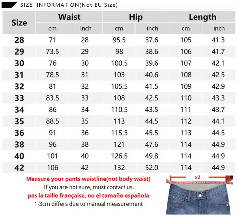 TIGER CASTLE 100% Cotton Spring Summer Men Jeans Slight Classic Denim Pants Male Washed Baggy Blue Designer Causal Jeans Man 3