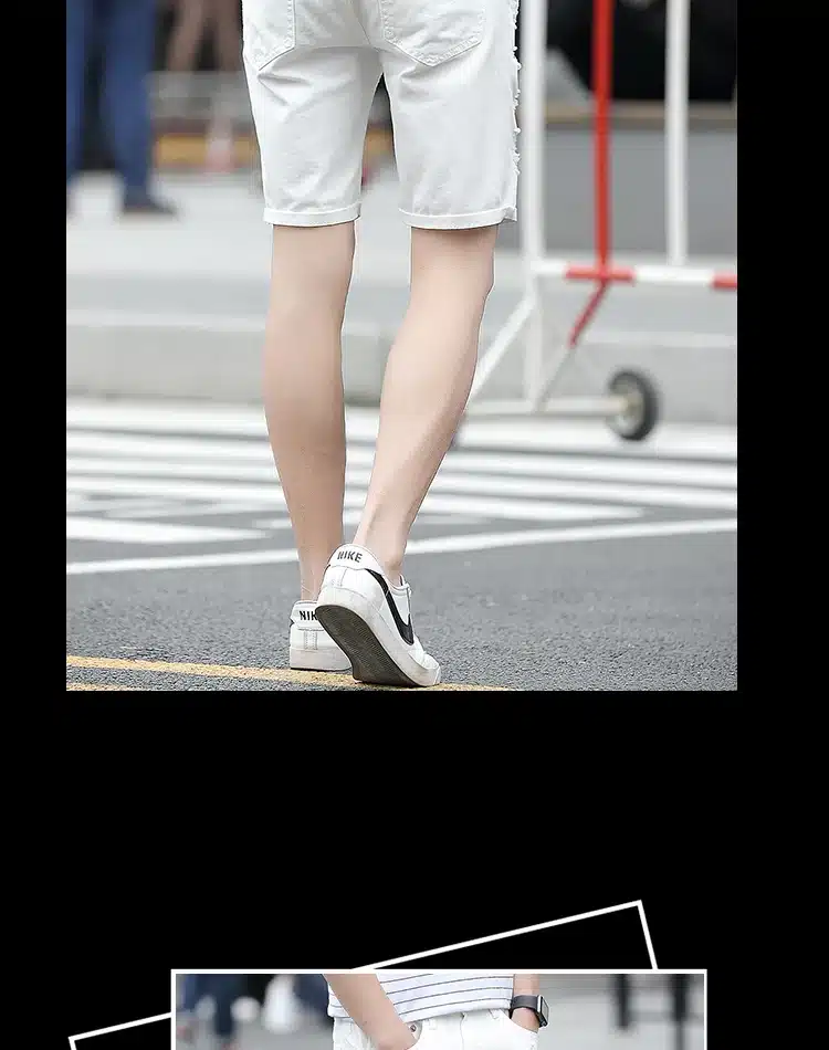 2017 Men's cotton thin denim shorts New fashion summer male Casual short jeans Soft and comfortable casual shorts Free shipping 14