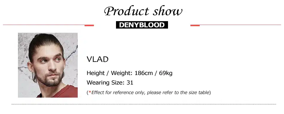 Denyblood Jeans Mens Stretch Cotton Denim Trousers Vintage Washed Distressed Jeans Ripped Patchwork Slim Straight Pants 162042 11
