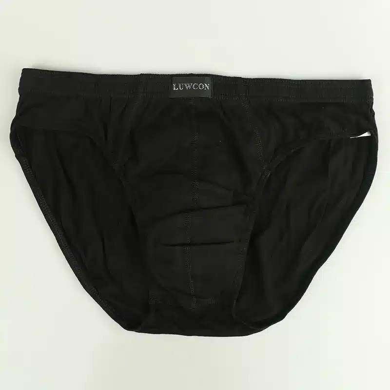 LUWCON New arrival Solid Briefs Factory Direct Sale 4pcs/Lot Mens Brief Cotton Mens Bikini Underwear Pant For Men Sexy Underwear 15