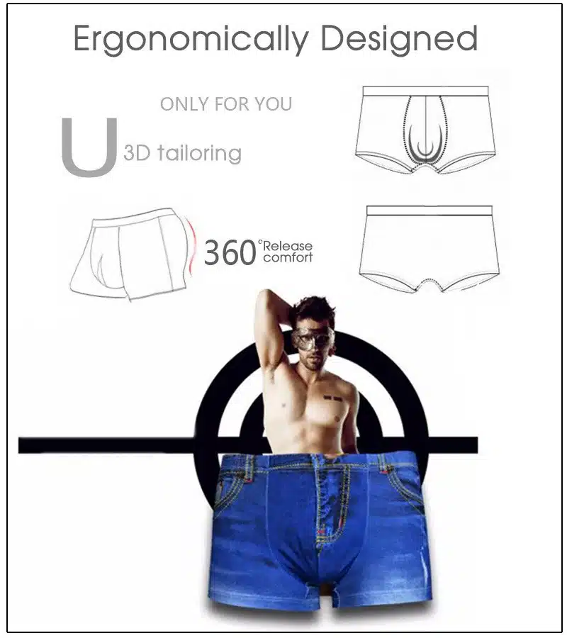 2016 Sexy Underwear Men Classic Printed Cotton Spandex Underpants Boxers Mens underwear Shorts Brand men's Boxer drop shipping 14