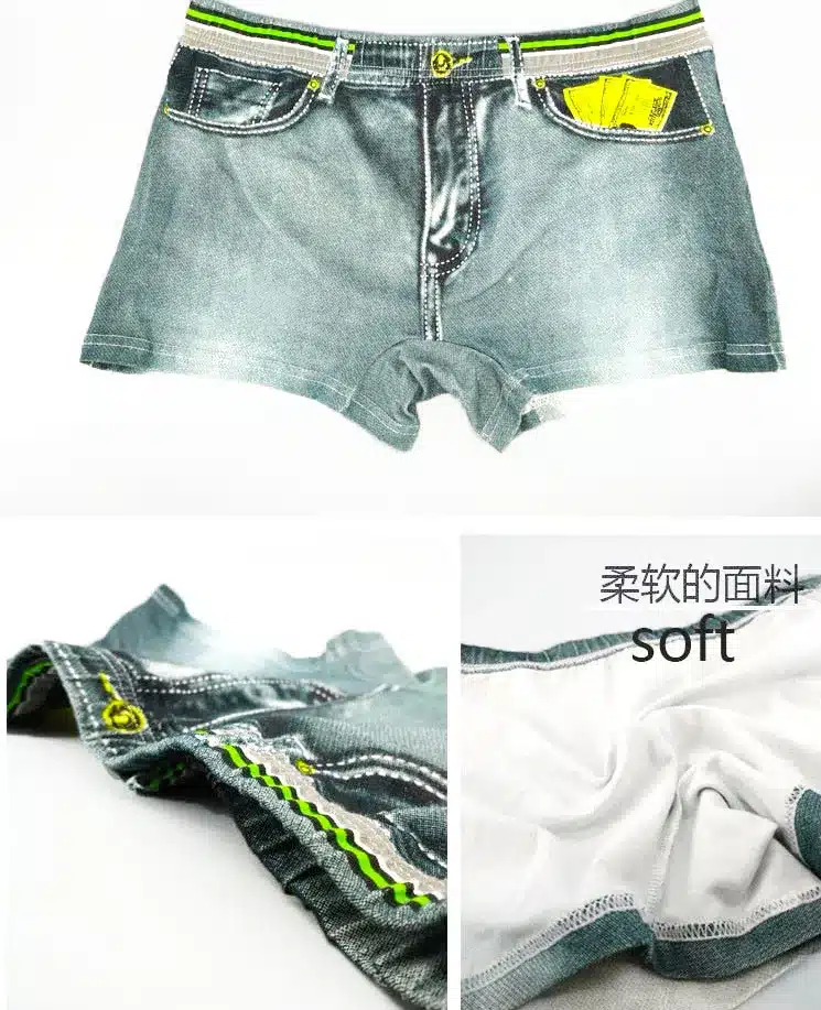 2016 Sexy Underwear Men Classic Printed Cotton Spandex Underpants Boxers Mens underwear Shorts Brand men's Boxer drop shipping 25
