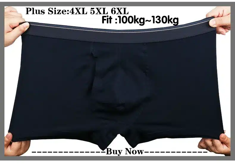 Hot Sell New Quality Men's Boxer Shorts Cotton Popular Brand Fashion Sexy Man Underwear Male Underpant Mr Large Size Fat Panties 1