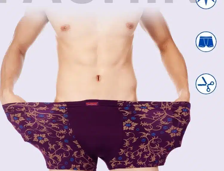 Fashion Underwear Men Boxers Underpants Sexy Print Man'S Pants For Men Cuecas Boxer Shorts Man Masculinas Calzoncillos 5XL 6XL 23