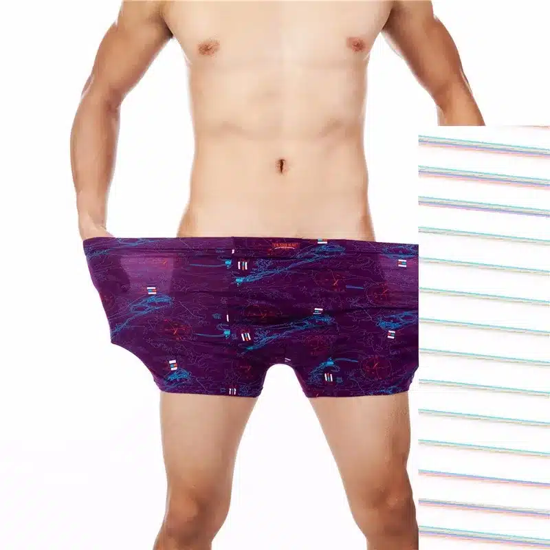 Fashion Underwear Men Boxers Underpants Sexy Print Man'S Pants For Men Cuecas Boxer Shorts Man Masculinas Calzoncillos 5XL 6XL 32