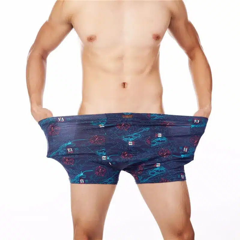 Fashion Underwear Men Boxers Underpants Sexy Print Man'S Pants For Men Cuecas Boxer Shorts Man Masculinas Calzoncillos 5XL 6XL 33