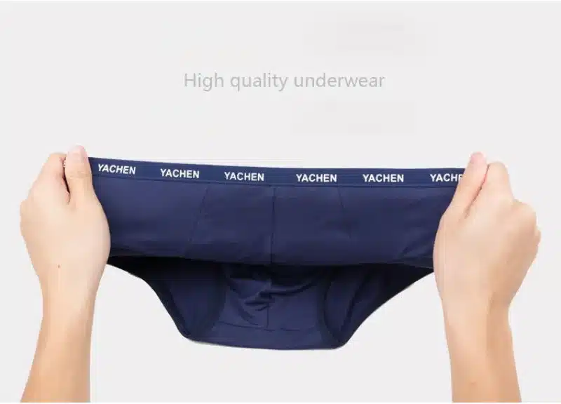 DANJIU Hot Bamboo Fiber Men's Underwear Sexy Comfortable Breathable Briefs Elasticity Male Underpants Men Solid Cueca Panties 10