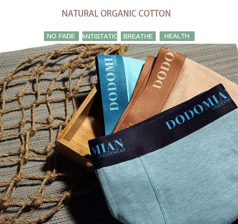 2017 Panties Mens 4Pcslot Underwear Organic Natural Cotton Boxers Men Sexy Boxers Ventilate Plus Size Boxers L XL XXL XXXL 4XL 2