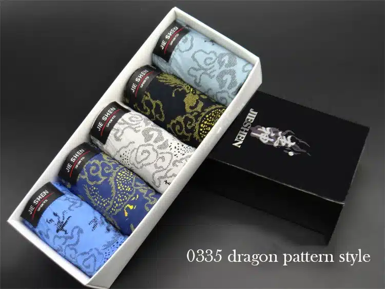 5 pieces boxed all cotton underwear ultra-large size men's briefs male 5 colors underpants underwear 5