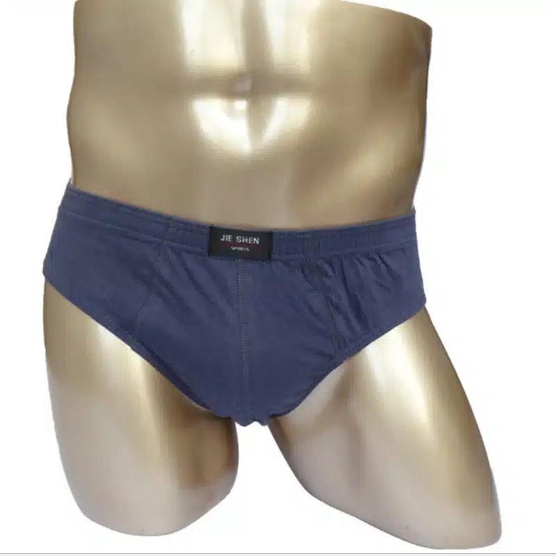Hot sale all cotton underwear ultra-large size men's briefs male solid color underpants M-5XL 12