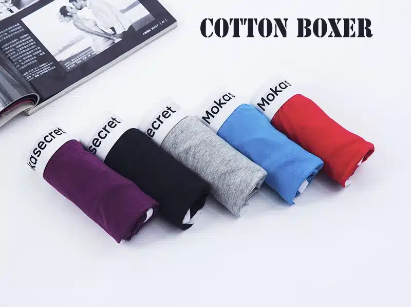 Cotton Men Boxer Shorts Underwear Man Breathable Boxers 365 Cuecas Boxer Masculina De Marca Pouch Underwear Underpants Trunks 3