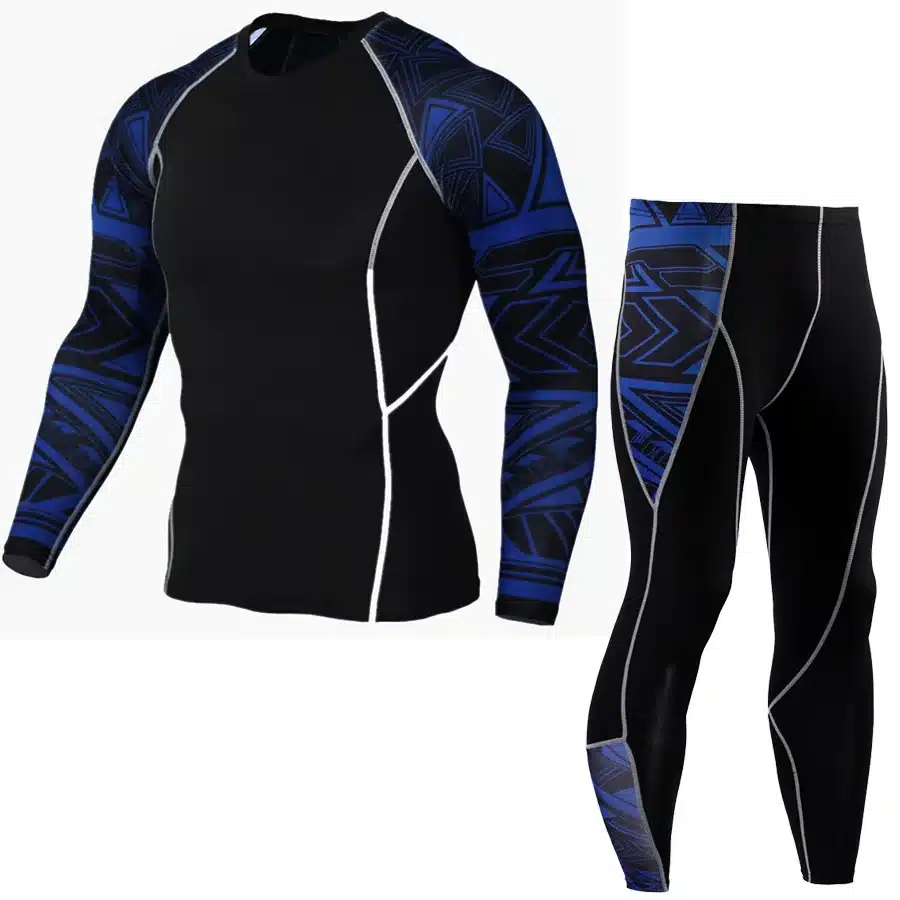 Top quality new thermal underwear men underwear sets compression fleece sweat quick drying thermo underwear men clothing 20