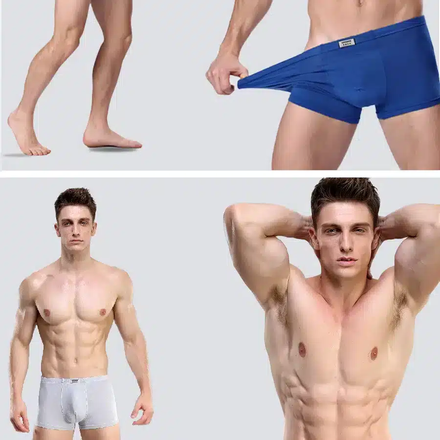 LIONZONE Men Boxer Shorts Brand Quality Sexy Underwear Modal Male Comfortable Solid Panties Underpants Cueca Boxers 19