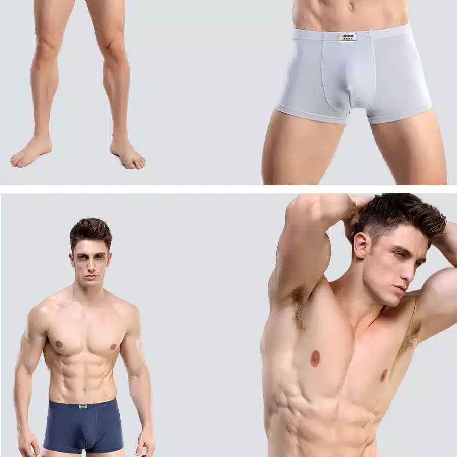 LIONZONE Men Boxer Shorts Brand Quality Sexy Underwear Modal Male Comfortable Solid Panties Underpants Cueca Boxers 20
