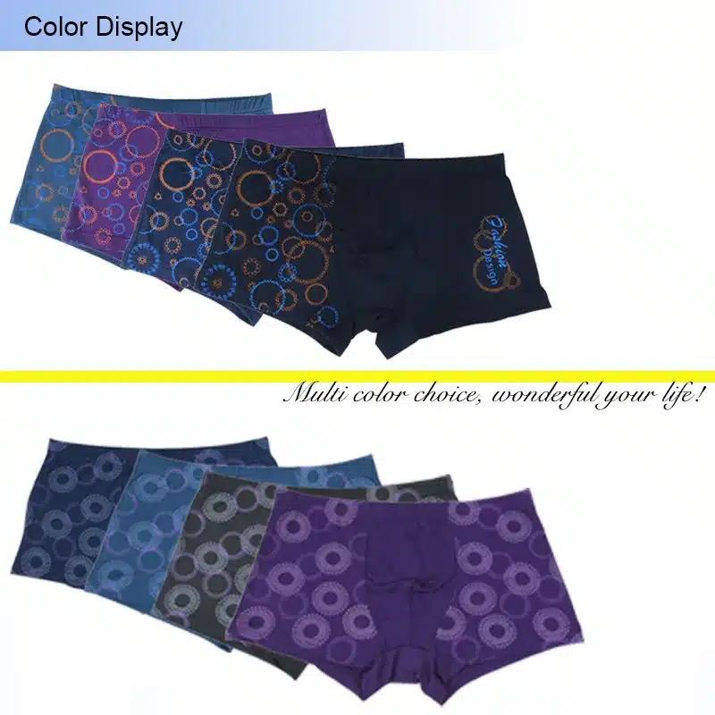 Sexy Men Boxer Soft Breathable Underwear Male Comfortable Solid Panties Underpants Cueca Boxershorts Homme For Men QS 28